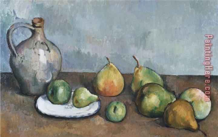 Paul Cezanne Pitcher And Fruit